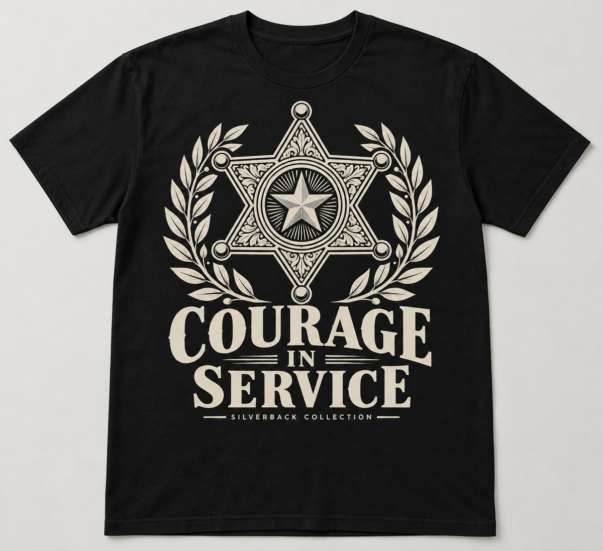 Courage in Service black tee